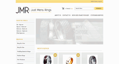 Desktop Screenshot of justmensrings.com